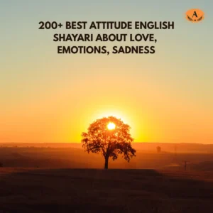 Best Attitude English Shayari