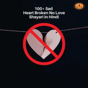 Heart Broken No Love Shayari in Hindi