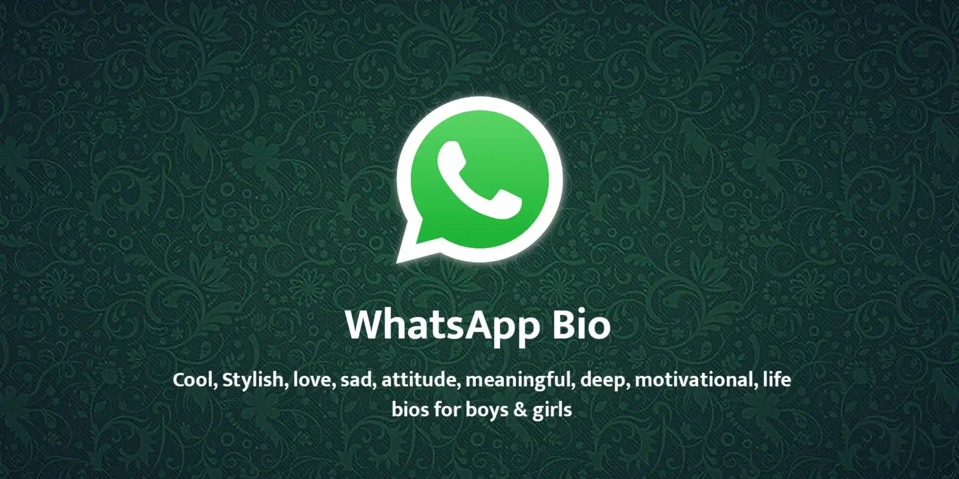 whatsapp bio for girls​