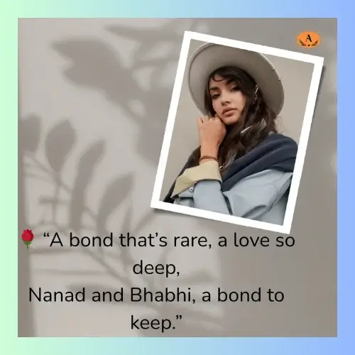 bhabhi ke liye shayari in English