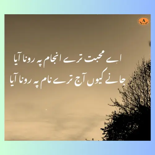 Sad Poetry in Urdu Text_