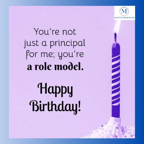Birthday Wish for Principal Sir